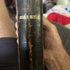 Antique Holy Bible Pocket Book picture