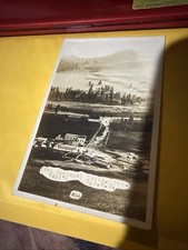 RPPC Hot Springs Camas, Montana Postcard picture