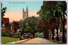 Green Street Fairhaven Massachusetts Cathedral HS Hutchinson Unused Postcard picture