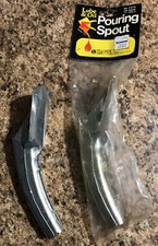 Vintage NWT NOS Hollywood Accessories LUBE & OIL Chrome Plates Pouring Spout picture