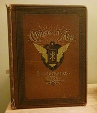 Christ In Art Illustrated Bida Antique Book Engravings  1877 Red Edge picture