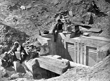 Memphis Saqqara Egypt 1893 Photograph by French archaeologist Augu- Old Photo 2 picture