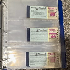 Disneyland Courtesy Guest Ticket Booklets: Welcome & 5 Adventures picture