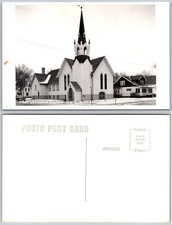Vintage RPPC First Lutheran Church Enderlin ND Photo Postcard Kodak Paper picture