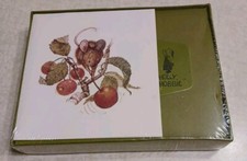 Vintage Holly Hobbie American Greeting 1974 Note Cards & Env 10ct Mouse Cherries picture