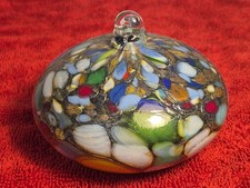 Vintage JK Glass Large Christmas Ornament Czech Republic picture