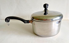 Farberware Aluminum Clad Stainless Steel 1 qt. Saucepan /Pot with Lid, USA picture