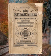 Original August 1880 Granite Monthly New Hampshire Vol III No. 11 w/Fold-Out Map picture