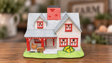 Vintage PartyLite P0532 The Farmhouse Tealight Holder Chicken Eggs Country Decor picture