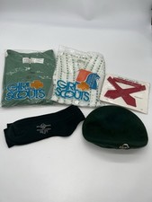 VTG 1970s Girl Scout Uniform Set w/Trefoil Pin and Indiana Troop#/Access picture