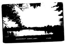 IN Pleasant Lake c. 1910s-1920s Pleasant Lake - Postcard picture