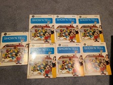 VINTAGE 1969 SHOW'N TELL PICTURESOUND PROGRAM DISNEY Lot Of 7 Snow White Bambi picture