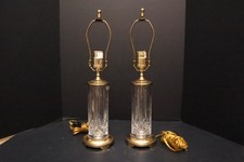 Pair Waterford Lismore Crystal Table Lamps Ireland 20
