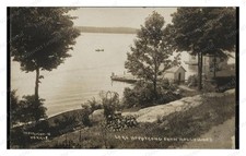 Lake Hopatcong New Jersey Waterfront Standard Postcard COPY RPPC picture