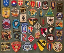 42 Vietnam Patches - Rare patches included In theatre patches too. picture