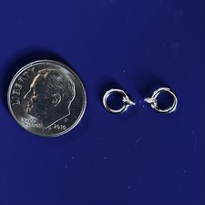 SULSER SADDLERY Traditional 1:9 Model Scale O-RING BIT (ROUND SNAFFLE) - Silver picture