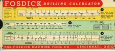 FOSDICK DRILLING CALCULATOR 8 3/4