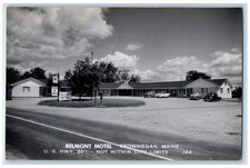 c1950's Belmont Motel Emmons Walker Skowhegan Maine ME Photo RPPC Postcard picture