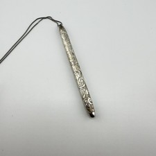 Vintage Fisher Space Pen - Solid .925 Sterling Silver Scroll Pattern Pocket picture