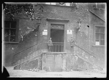 Photo:Stettin Germany Schloss ARC Offices Entrance 1919 Red Cross picture