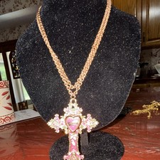 Gorgeous Gold Tone Kirk’s Folly Cross picture