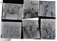 Vtg 1954 USAF 335th Fighter Sqdrn F-86 Sabre & USN Naval Aviator Negative Lot 7 picture