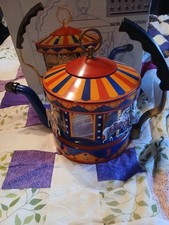 MKI Kamenstein ‘World of Motion’ Steam Driven Tea Kettle Carousel Original Box picture