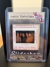 Justin Timberlake 2026 Historic Autographs America’s 250th 1/1 Photo Slide Relic picture