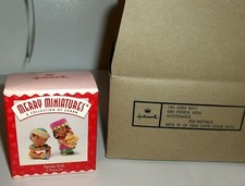 Penda Kids`1996`Merry Miniatures-2 Piece,Hallmark Christmas Figurine Set- New picture
