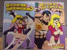 BLONDE AVENGER 1993 #1+#2 SHARP VF+ BLONDE AVENGER VERSUS THE MAN-EATER picture