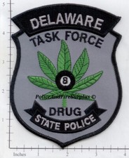 Delaware - Delaware State Police Drug Task Force Police Dept Patch picture