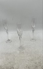 Mikasa Clear Olympus Classic Contemporary Long Stem Champagne Glass Lot Of 3 picture