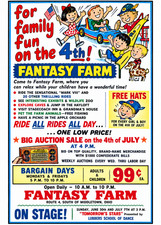 Vintage Fantasy Farm Amusement Park Ad Magnet – Middletown Ohio picture