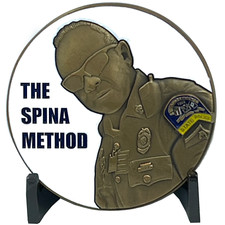BL9-010 CSP Version 6 Spina Method Communications Challenge Coin inspired by Con picture