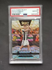 2016 Panini Select #2 Paulo Dybala Equalizers Juventus PSA 10 Gem Mint Card picture
