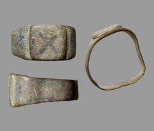 Roman Imperial Silver Ring Incised X Military Mark 200AD Certified Ancient COA picture