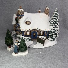 Hawthorne Village Thomas Kinkade Stonehearth Restaurant 2001 Vintage Figurine picture