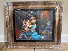 NEW SOLD OUT*** Disney Jasmine Becket-Griffith Princess Jasmine and Rajah Giclee picture