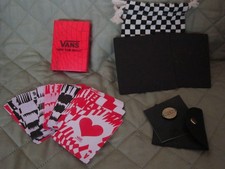 Vans Family Off the Wall Coasters, Cards & Waffle Head pin. picture