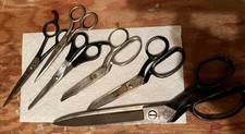 lot of 6 vintage wiss scissors picture