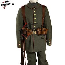 WW1 German Army Uniform Green Wool Uniform Handmade Coat The Great War Coat picture