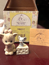 Enesco Precious Moments “Not A Creature Was Stirring” 1990 2pc Boxed picture