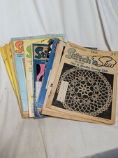 1960's And 1970's Stitch N Sew Magazines Lot Of 12 picture