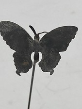 FABULOUS ANTIQUE BUTTERFLY HAT  PIN (487) picture