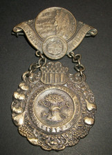 Antique Manchester New Hampshire 1913 National Grange Convention Medal picture