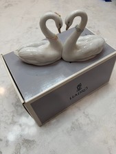 Lladro Swans Bride & Groom 6585 “Endless Love” Wedding Cake Topper including Box picture