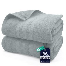 DAN River 2 Pack Bath Sheets Extra Large Sheet 35x70