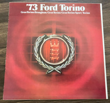 1973 Ford Torino Vintage 14-Page Dealer Sales Brochure Catalog - 8/72 Version picture