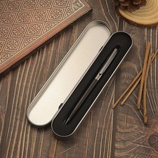 Luxury Wooden Ballpoint Pen Metal Executive Gift Set Smooth Black Ink Office picture