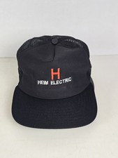 Vtg Snapback Hat Edwin L. Heim Co Electrical Contractor Harrisburg Pa New Era US picture